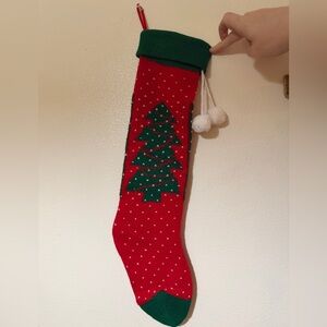 Vintage knit stocking